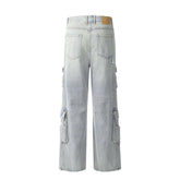 Punk Denim Cargo Pants